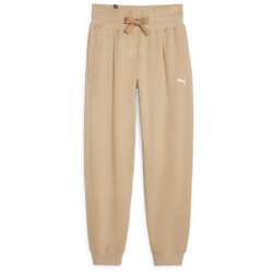 PUMA HER High-Waist Jogginghose Damen 84 - sand dune XS