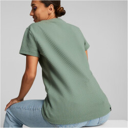 PUMA HER Structured T-Shirt Damen 44 - eucalyptus S