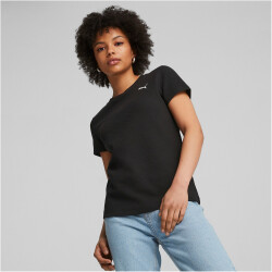 PUMA HER Structured T-Shirt Damen 01 - puma black S