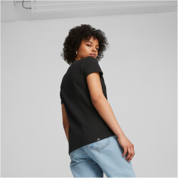 PUMA HER Structured T-Shirt Damen 01 - puma black S