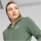 PUMA Essentials Tape Fleece Kapuzenjacke Damen 44 - eucalyptus XS