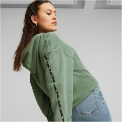 PUMA Essentials Tape Fleece Hoodie Damen 44 - eucalyptus XS