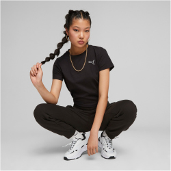 PUMA Better Essentials T-Shirt Damen 01 - puma black XS
