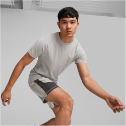 PUMA Evostripe Trainingsshirt Herren 14 - concrete gray S
