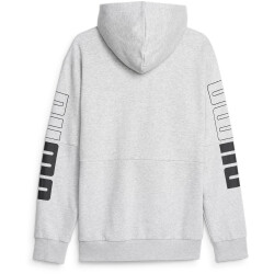 PUMA Power Colorblock Fleece Kapuzenjacke Herren 04 - light gray heather S