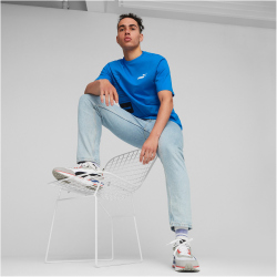 PUMA Power Colorblock T-Shirt Herren 47 - racing blue M