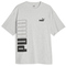 PUMA Power Colorblock T-Shirt Herren 04 - light gray heather XL