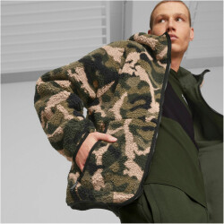 PUMA Sherpa Hooded Print Winterjacke Herren 31 - myrtle L