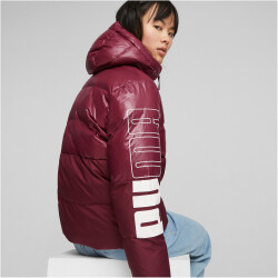 PUMA Power Hooded Winterjacke Damen 22 - dark jasper S