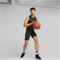 PUMA Hoops Team Baselayer &auml;rmelloses Funktionsshirt...