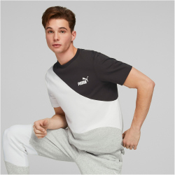 PUMA Power Cat T-Shirt Herren 04 - light gray heather L