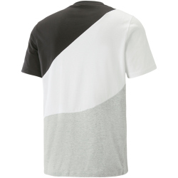 PUMA Power Cat T-Shirt Herren 04 - light gray heather L