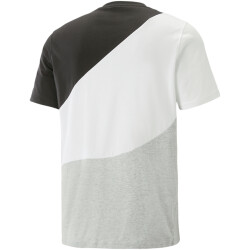 PUMA Power Cat T-Shirt Herren 04 - light gray heather XL