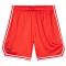 PUMA Hoops Team Game Basketballshorts Damen 04 - PUMA red XL