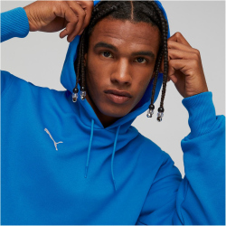 PUMA Hoops Team Hoodie Herren 05 - electric blue lemonade S