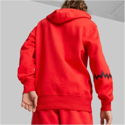 PUMA Hoops Team Hoodie Herren 04 - PUMA red L