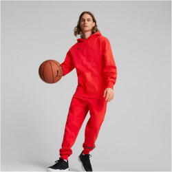 PUMA Hoops Team Hoodie Herren 04 - PUMA red 3XL