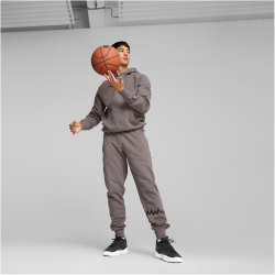 PUMA Hoops Team Hoodie Herren 02 - cool dark gray 4XL