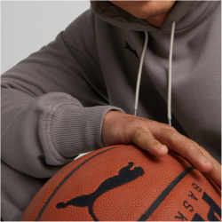 PUMA Hoops Team Hoodie Herren 02 - cool dark gray 4XL