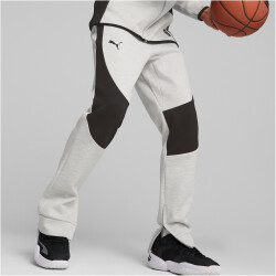 PUMA Hoops Team Dime Basketballhose Herren 02 - light gray heather S