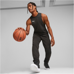 PUMA Hoops Team Dime Basketballhose Herren 01 - PUMA black S
