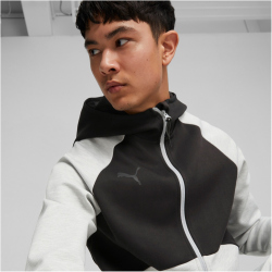 PUMA Hoops Team Dime Trainingsjacke Herren 02 - light gray heather L