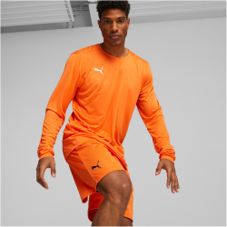 PUMA Hoops Team Shooting Basketball Langarmshirt Herren 07 - golden poppy S