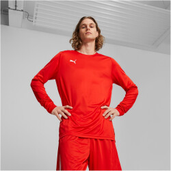 PUMA Hoops Team Shooting Basketball Langarmshirt Herren 03 - PUMA red XXL