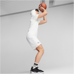 PUMA Hoops Team Shooting Basketball T-Shirt Herren 02 - PUMA white 3XL