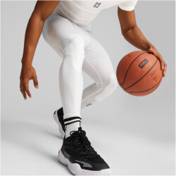 PUMA Hoops Team lange Funktionshose Herren 02 - PUMA white S