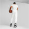 PUMA Hoops Team lange Funktionshose Herren 02 - PUMA white S