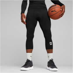 PUMA Hoops Team 3/4 Funktionshose Herren 01 - PUMA black S