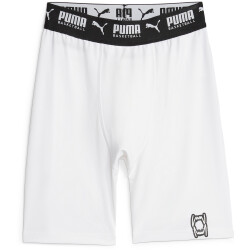 PUMA Hoops Team kurze Funktionshose Herren 02 - PUMA white S