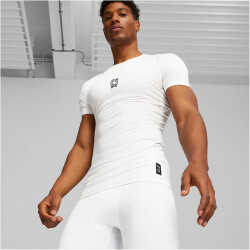 PUMA Hoops Team Baselayer kurzarm Funktionsshirt Herren 02 - PUMA white 4XL