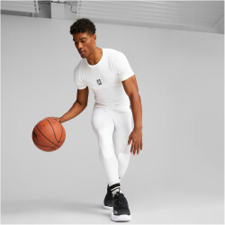 PUMA Hoops Team Baselayer kurzarm Funktionsshirt Herren 02 - PUMA white 4XL