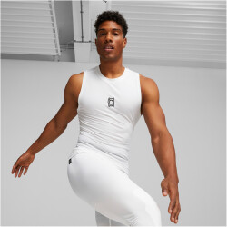 PUMA Hoops Team Baselayer ärmelloses Funktionsshirt Herren 02 - PUMA white 3XL
