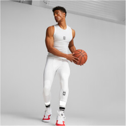 PUMA Hoops Team Baselayer ärmelloses Funktionsshirt Herren 02 - PUMA white 4XL