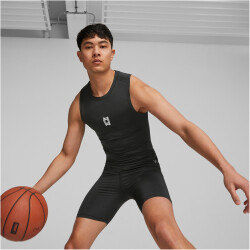 PUMA Hoops Team Baselayer ärmelloses Funktionsshirt Herren 01 - PUMA black S