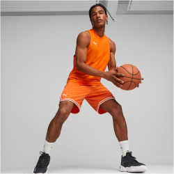 PUMA Hoops Team Game Basketballshorts Herren 08 - golden poppy S