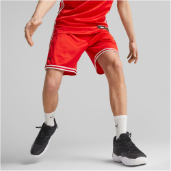 PUMA Hoops Team Game Basketballshorts Herren 04 - PUMA red S