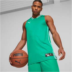 PUMA Hoops Team Game Basketballtrikot Herren 06 - pepper green 4XL