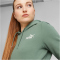 PUMA Ess+ Metallic Embroidery Fleece-Hoodie Damen 44 - eucalyptus XS