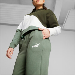 PUMA Power Cat Fleece Jogginghose Damen 44 - eucalyptus XS