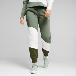 PUMA Power Cat Fleece Jogginghose Damen 44 - eucalyptus XS