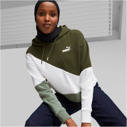 PUMA Power Cat Fleece Hoodie Damen 44 - eucalyptus XS