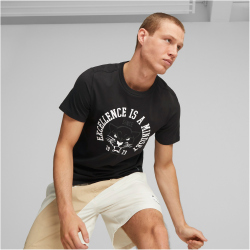 PUMA Blueprint Q3 Graphic Basketball T-Shirt 1 Herren 01 - puma black S