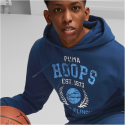 PUMA Blueprint Graphic Booster Hoodie Herren 01 - persian blue S