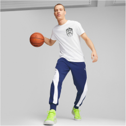 PUMA Blueprint Graphic Basketball T-Shirt 1 Herren 03 - puma white L