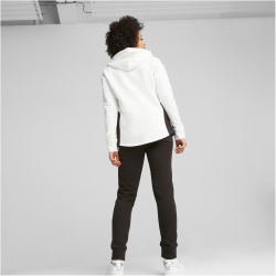 PUMA Classic Hooded Fleece Jogginganzug Damen 02 - puma white S