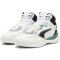 PUMA Playmaker Pro Mid Plus Basketballschuhe 01 - puma black/ash gray/eucalyptus/alpine snow 39